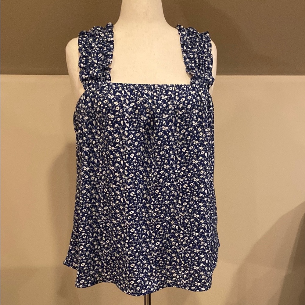 New with tag, Floral Blue Women's Top